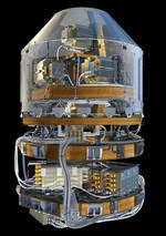 GOCE - Schwerefeldgradiometer. Image: ESA