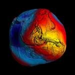 The geoid of earth. Image: ESA